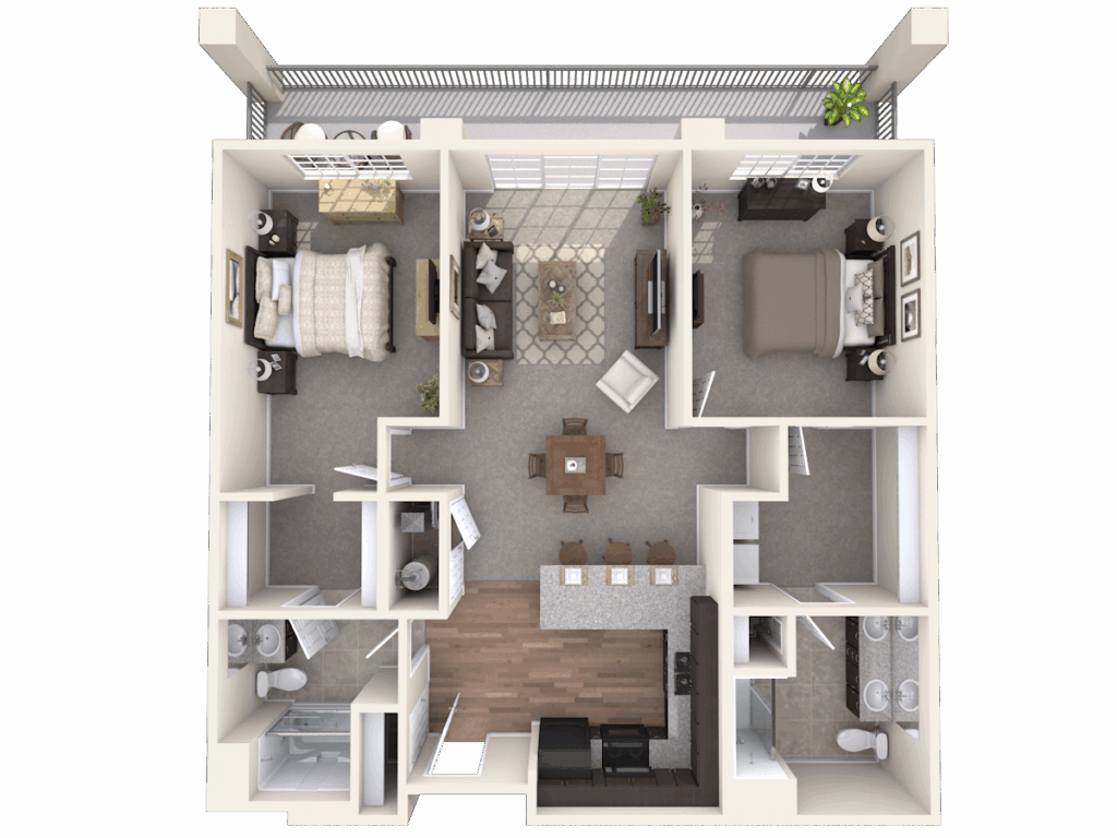 The Bristol - 2 Beds 2 Baths