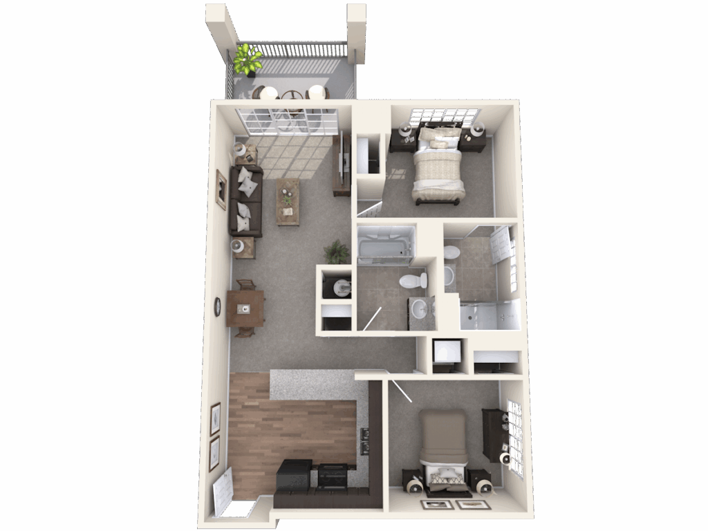 The Sheffield - 2 Beds 2 Baths